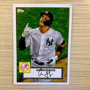 Autographed Aaron Judge Baseball Card
